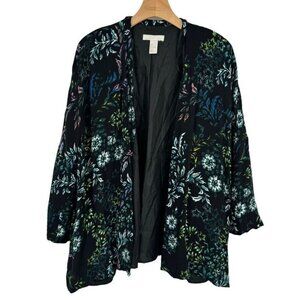 H&M Floral Black Jacket